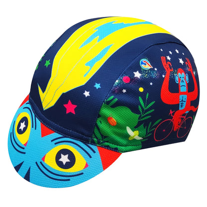 New Retro Cartoon Series Cycling Caps Unisex Size Outdoor Bicycle Sports Hats 6 Styles To Choose From