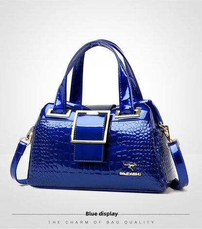 Women's Bag New Style Middle-aged Women's Bag Simple Trendy Single Shoulder Crossbody Bag Fashionable Elegant Handheld Mom Bag