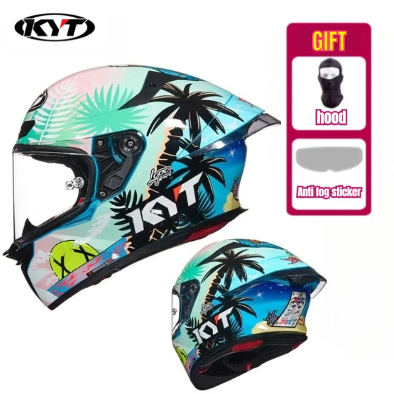 KYT TT TT-REVO NEW Moto Helmet Full Face Helmet Racing Helmet Anti-Fog Off Road Lightweight Capacete Motocross Casco Moto Casque