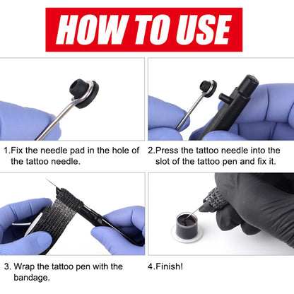 Complete 3D Body Art Tattoo Kit - Professional Hand Poke & Stick Pen Set with Ink, Needles, and DIY Guide - Perfect for Beginners to Experts