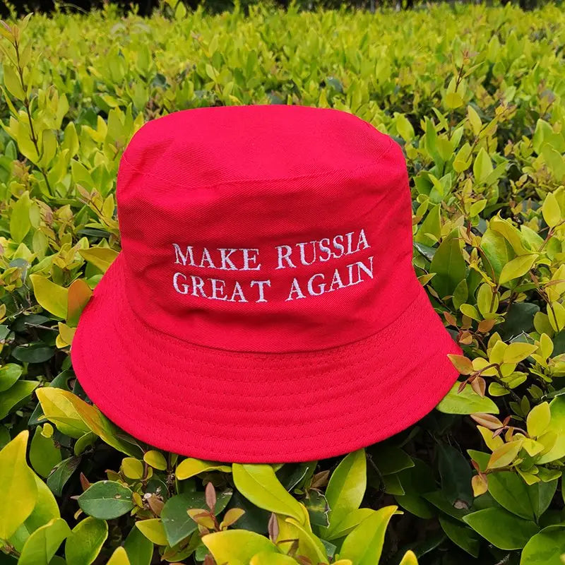 Make Russia Great Again Letter Embroidery Baseball Cap Adjustable Unisex Summer Flat Top Fisherman'S Hat Dad Hat