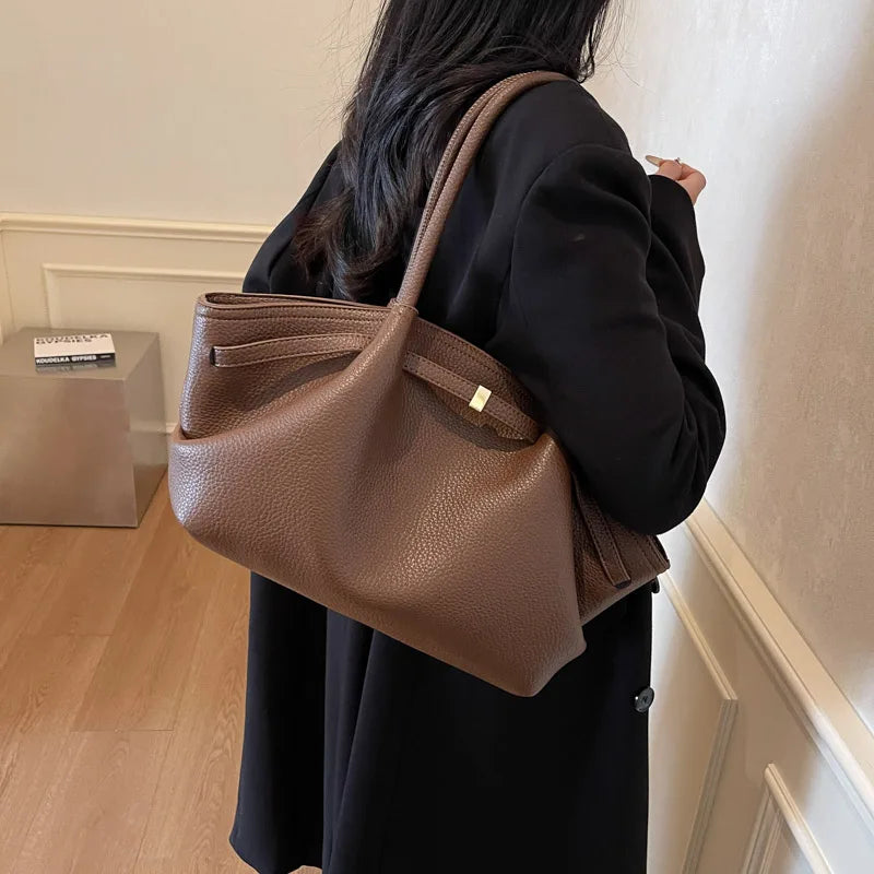 French Luxury Large Capacity Tote Bag Premium Underarm Single Shoulder Bag Commute Bag Tote Bag For Women 2025 New