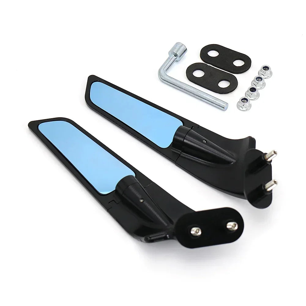 For BMW S1000 RR Adjustable Mirrors Sports Winglets Mirrors Kits 2009-2018 S 1000 RR S1000RR Mirrors Motorcycle Stealth Mirrors