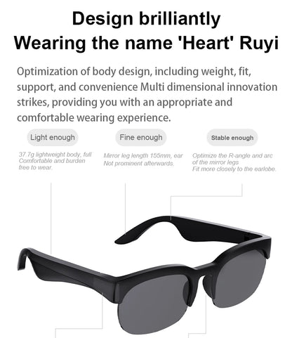 Lenovo 2026 New AI Smart Glasses: AI Translation, HD Hands-Free Calling, AI Chat Logging, Music Playback Type-C Smart Glasses