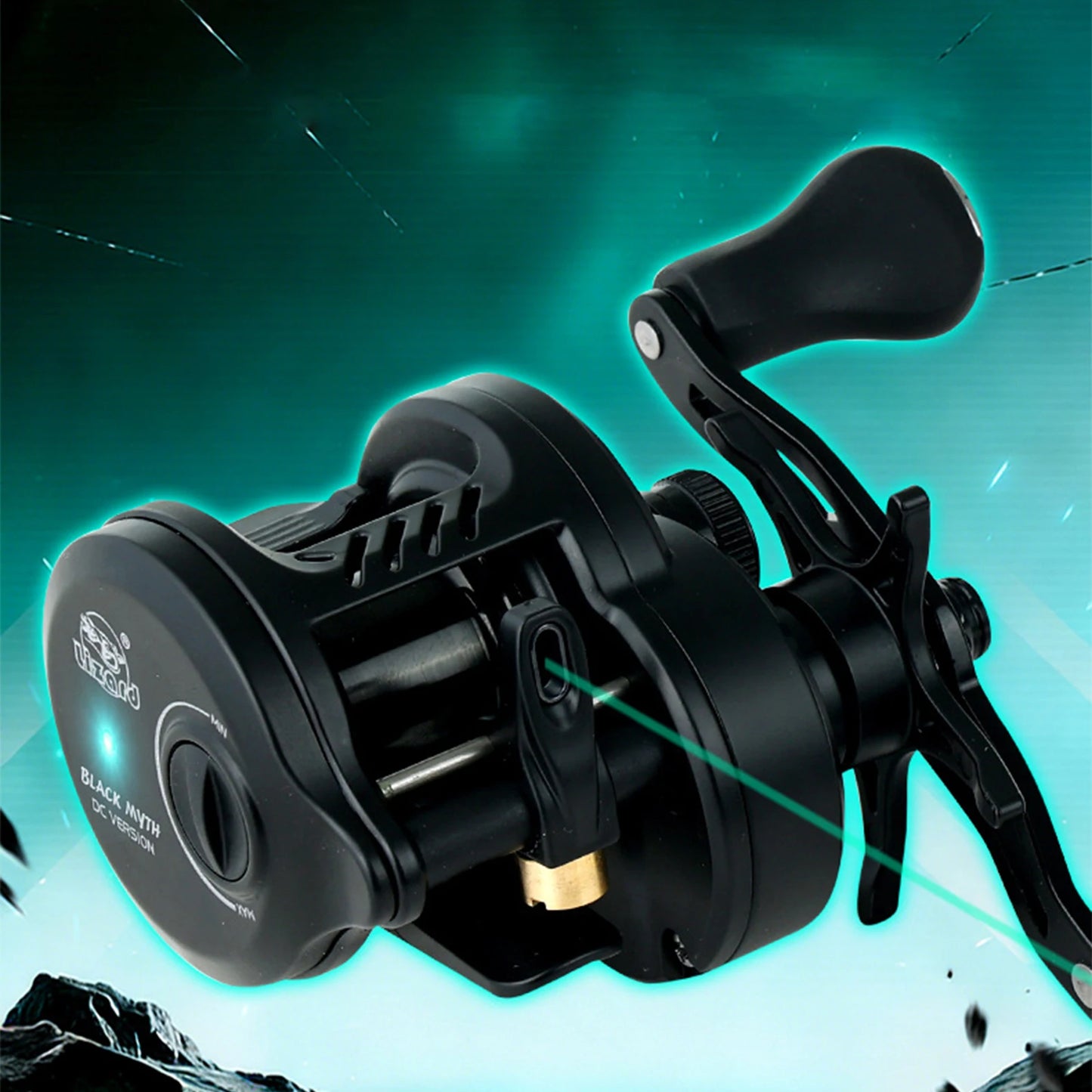 Ultralight DC Fishing Wheels Long Cast Self Charging Electric Baitcasting Reels 5+1Bearings 7.2:1 Ratio Versatile Casting Reels