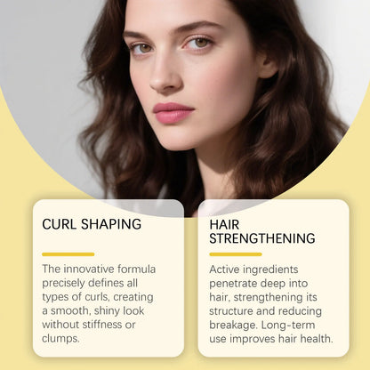 Leave-In Conditioner Cream with Plant Keratin & Argan Oil - Repairing & Frizz Control for Dry Damaged Curly Hair Shine Enhancer