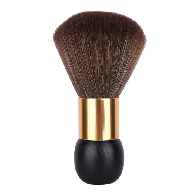 Professional Barber Duster Neck Face Brushes Hair Clean Soft Black Hairbrush Salon Cutting Hairdressing Styling Make Tools