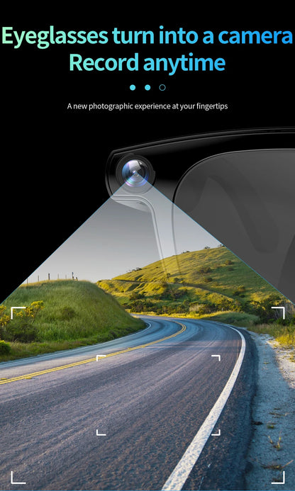 AI Smart Glasses 800W HD Camera Black Technology Image Translation Chat GPT Video Call Photo Waterproof For Men Women