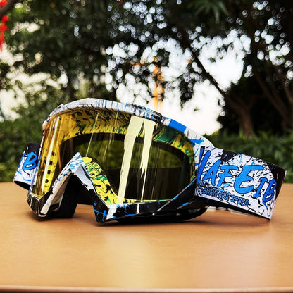 New Unisex Motorcycle Off-Road Goggles, Ski Sports Glasses, Off-Road Helmet Motorcycle Goggles