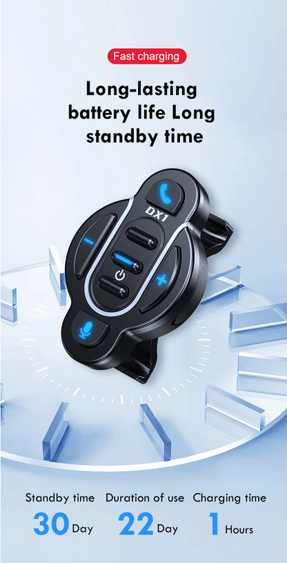 New Smart Wireless Remote Control Bluetooth 5.4 Media Controller Waterproof for Helmet Earphone Motorcycle Bike Handlebar