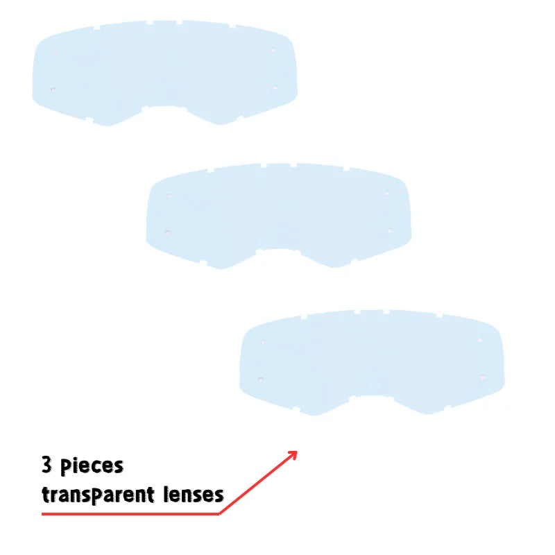 Motocross Glasses Windproof Motorcycle Sunglasses Dustproof MX Dirt Bike Goggle Transparent Lenses Motorcycle Rally Accessories