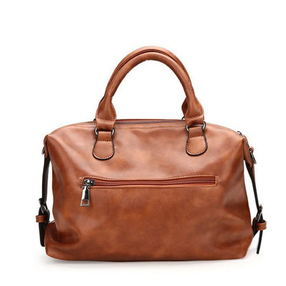 PU Leather Ladies Boston Shoulder Bags Luxury Women Tote Handbags High Quality Female Top Handle Messenger Crossbody Bags