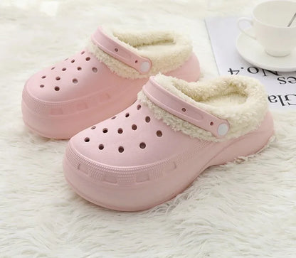 Cotton Fashion Clogs Slippers Women Hole Garden Shoes Water Shoes For Men Beach Sandals Soft Eva Bathroom Slides House Slides