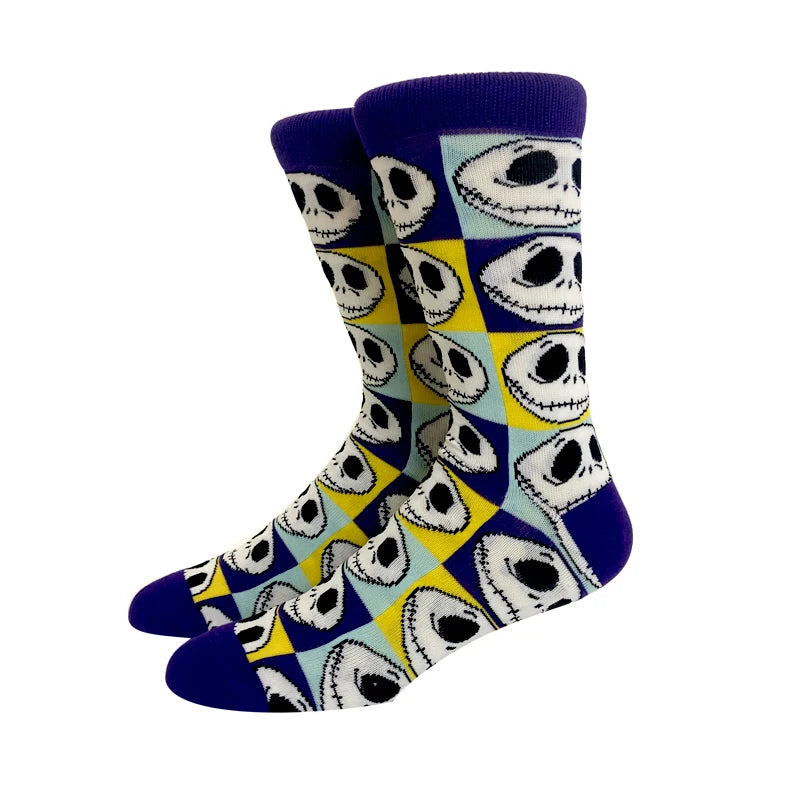 2023 New Anime Marvel Men Socks Long Sock Men‘s Knee-High Couples cosplay Sock Personality Hip Hop Harajuku Funny Sock for Women