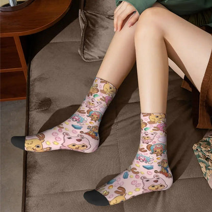 Fashion Men's Socks Harajuku Tony Tony Choppers Sock Luffys Zoros Trafalgar Law Anime Women's Socks Spring Summer Autumn Winter