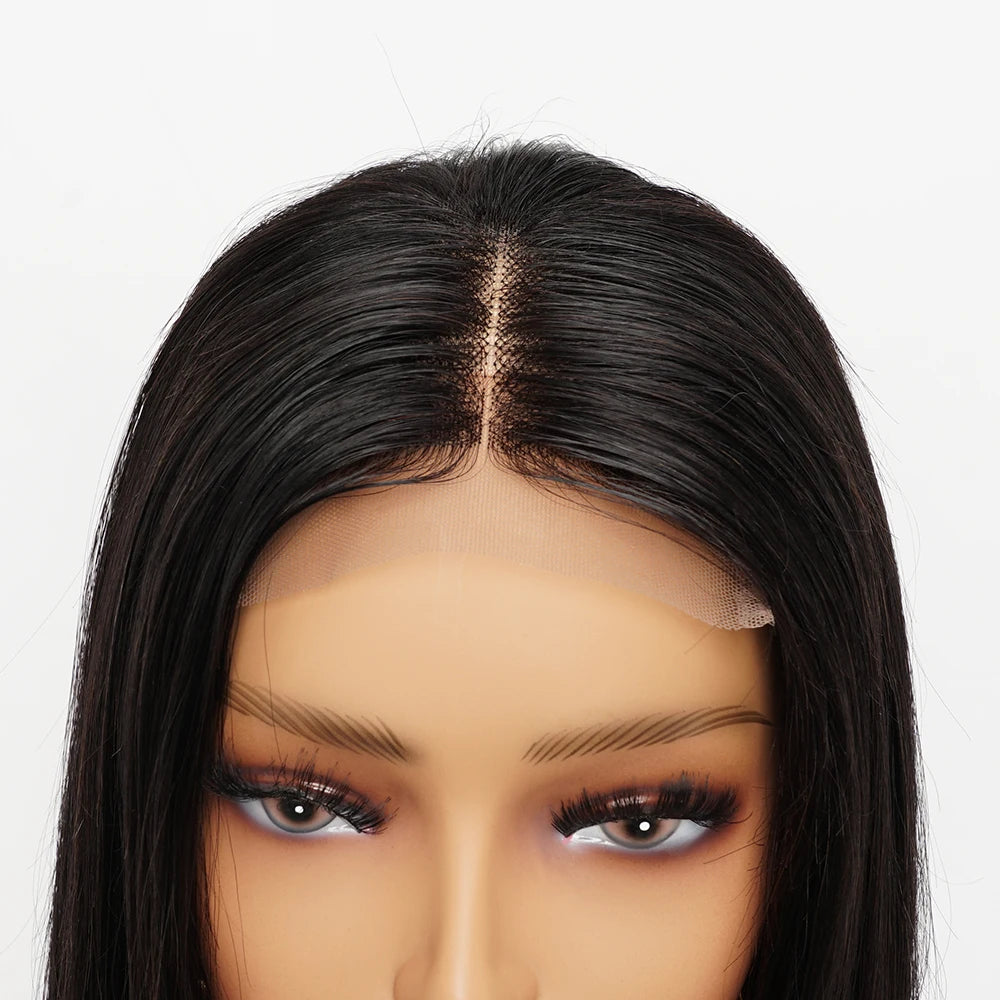 180% 13x4 Bone Straight Lace Front Wig Indian Remy Transparent Lace Frontal Wig Human Hair Wigs 4x4 Closure Wig Pre-Plucked