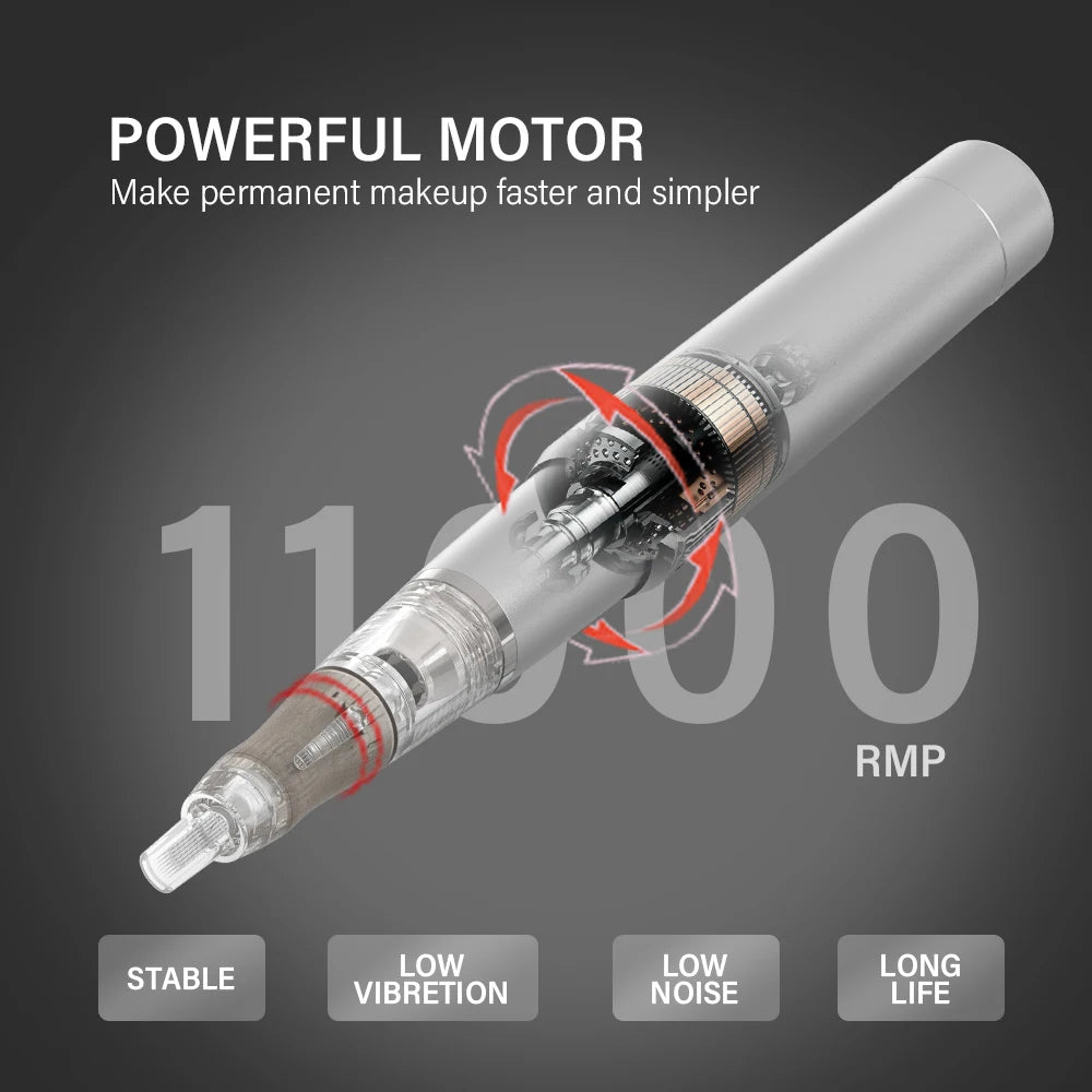 FAMISOO Tattoo Machnie Permanent Makeup Machines Makeup Tattoo Pen for Eyeliner Lip Eyebrow Permanent Makeup Tattoo Supplies