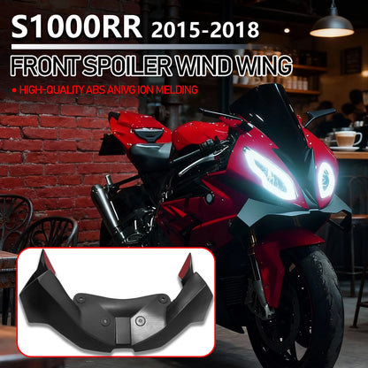 For BMW S1000RR 2015-2018 Wind Wing Aerodynamics Fairing Winglets GP WING Motorcycle Front Spoiler Lower spoiler Front Lip