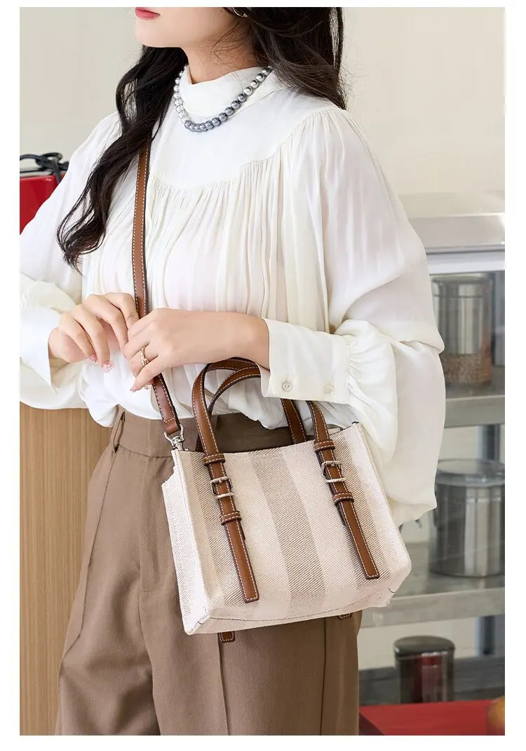New Women small pu Leather Tote Bags Luxury Multifunctional Versatile Ladies Fashion Shoulder Crossbody Designer Handbag
