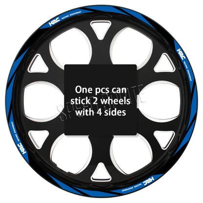 Reflective Wheel Sticker Rim Strips Tape Hub Decal Accessories For Honda HRC CBR650R cbr 600 rr CBR 600 F4 f4i  CBR1000RR 250r