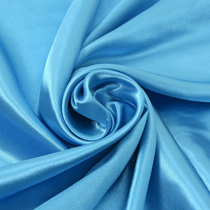 60x60cm Solid Colors Neckerchief Scarf For Women Silk Satin Headband Hair Scarves Female Square Shawls Head Scarfs