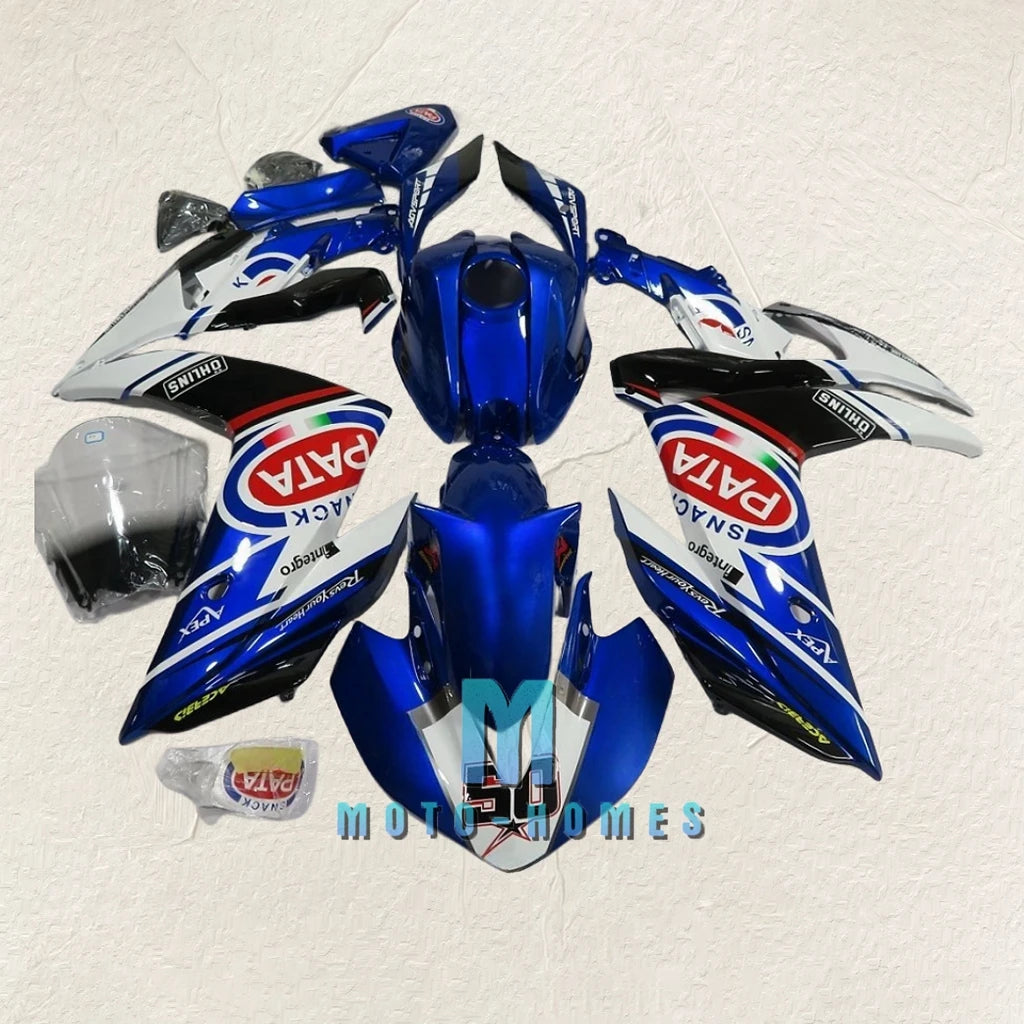 Free Custom fairings Kit for YZF R3 R25 2015 2016 2017 2018 Yamaha R25 R3 15-18 Injection Motorcycle Body Repair Kits Blue