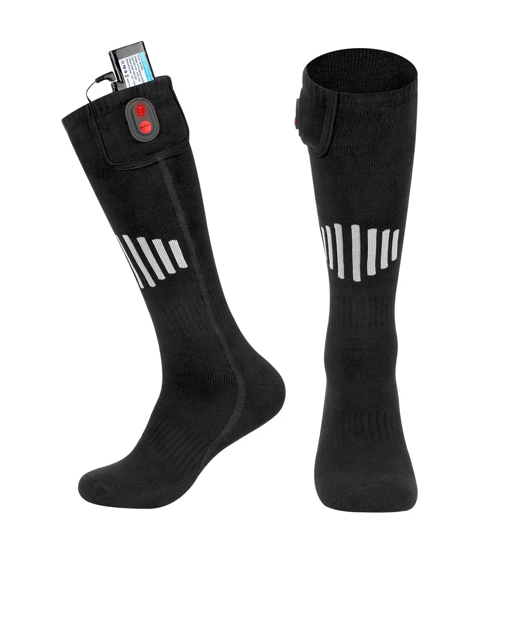 65℃ Heated Socks Winter Warm Heating Socks With Battery Case Snowmobile Electric Heated Skiing Sock Controllable Buttons outdoor