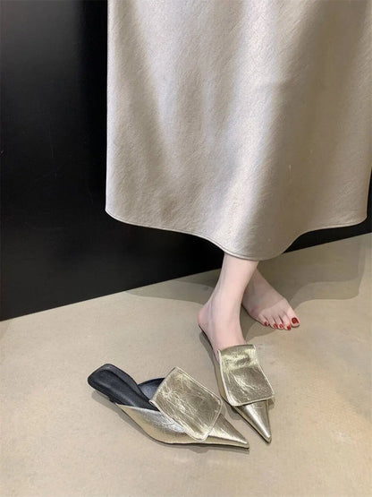 Luxury Summer Shoes Women Heels Gold Silver Black Pu Pointed End Elegant Women's Pumps Fashion Party Office Luxury High Heel