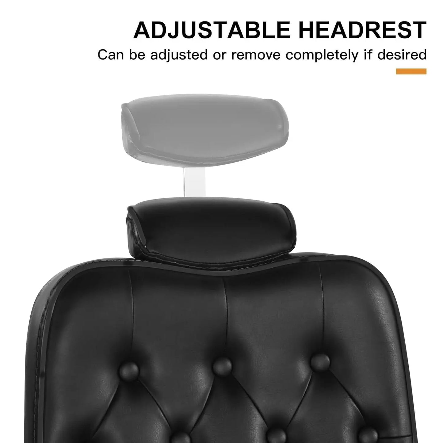 Vintage Barber Chair All Purpose Hydraulic Recline Heavy Duty Salon Beauty Spa Black Barber Chair,Customized
