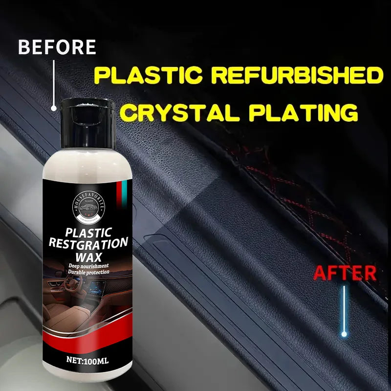 Car Plastic Restorer Back To Black Gloss Plastic Renovator Longlasting Coating Leather Restore Auto Polish Cleaning Products