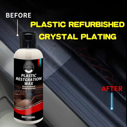 Car Plastic Restorer Back To Black Gloss Plastic Renovator Longlasting Coating Leather Restore Auto Polish Cleaning Products