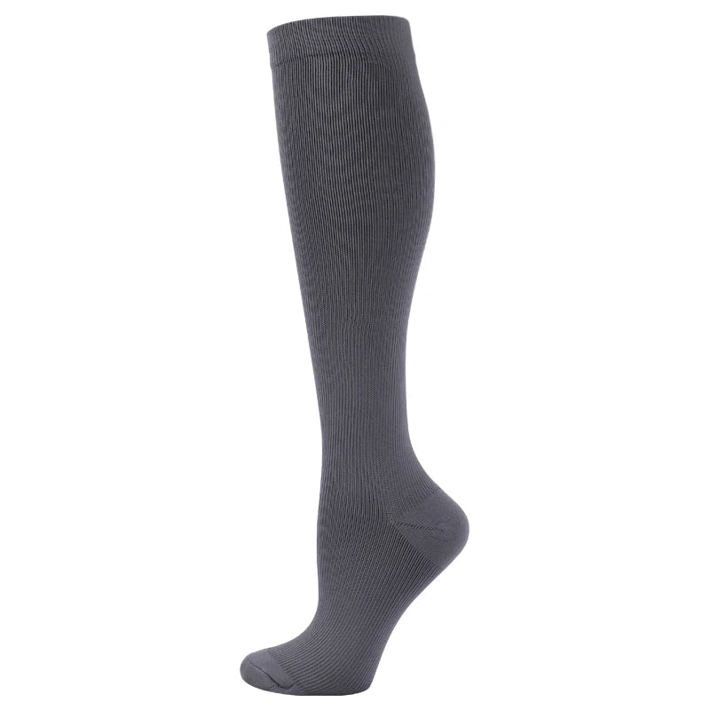 Unisex Compression Socks Leg Relief Pain Knee Medical High Stockings Pressure Support Stretch Pressure Circulation Socks 1 Pair