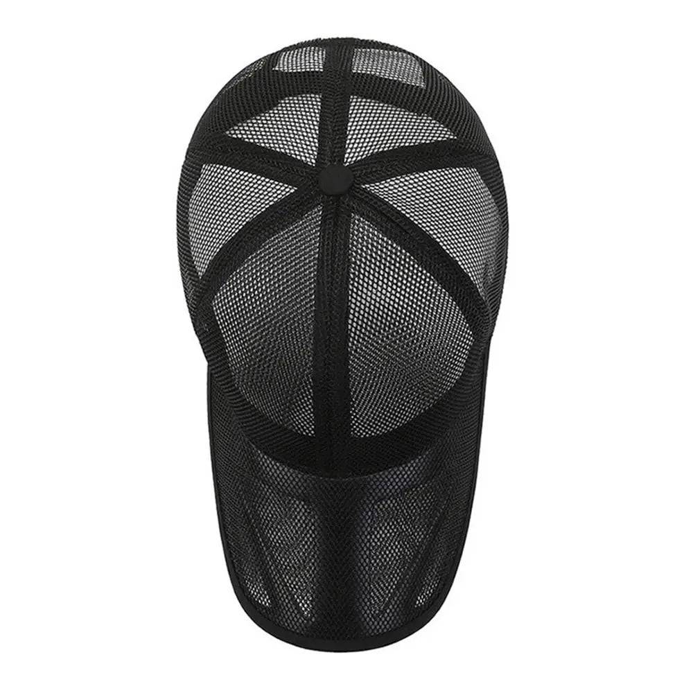 Quick Dry Outdoor Sports Adjustable Fashion Full Mesh Hats Baseball Cap Sun Protection Caps Summer Sunscreen Hats