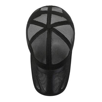 Quick Dry Outdoor Sports Adjustable Fashion Full Mesh Hats Baseball Cap Sun Protection Caps Summer Sunscreen Hats
