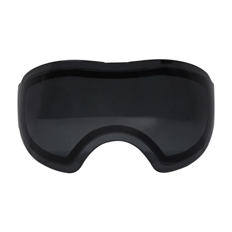 Spunky II Black Paintball Archery Mask Made of Soft PE and Hard Nylon with Thermal Anti-Fog Goggle