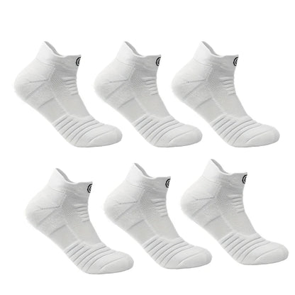 3/6 Pairs Sports Socks For Man High Quality Comfortable Breathable Basketball Short Socks Casual Fashion Low-cut Ankle Socks