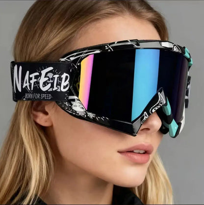 New Unisex Motorcycle Off-Road Goggles, Ski Sports Glasses, Off-Road Helmet Motorcycle Goggles