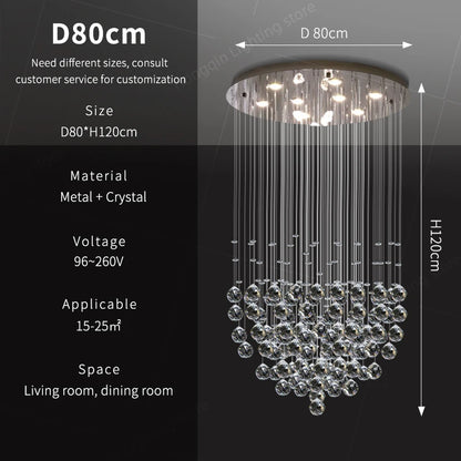 Modern Pendant Ceiling Lamps Suspension Lighting Living Room Pendant Lamp for Kitchen Over the Table Crystal Chandelier Pendants