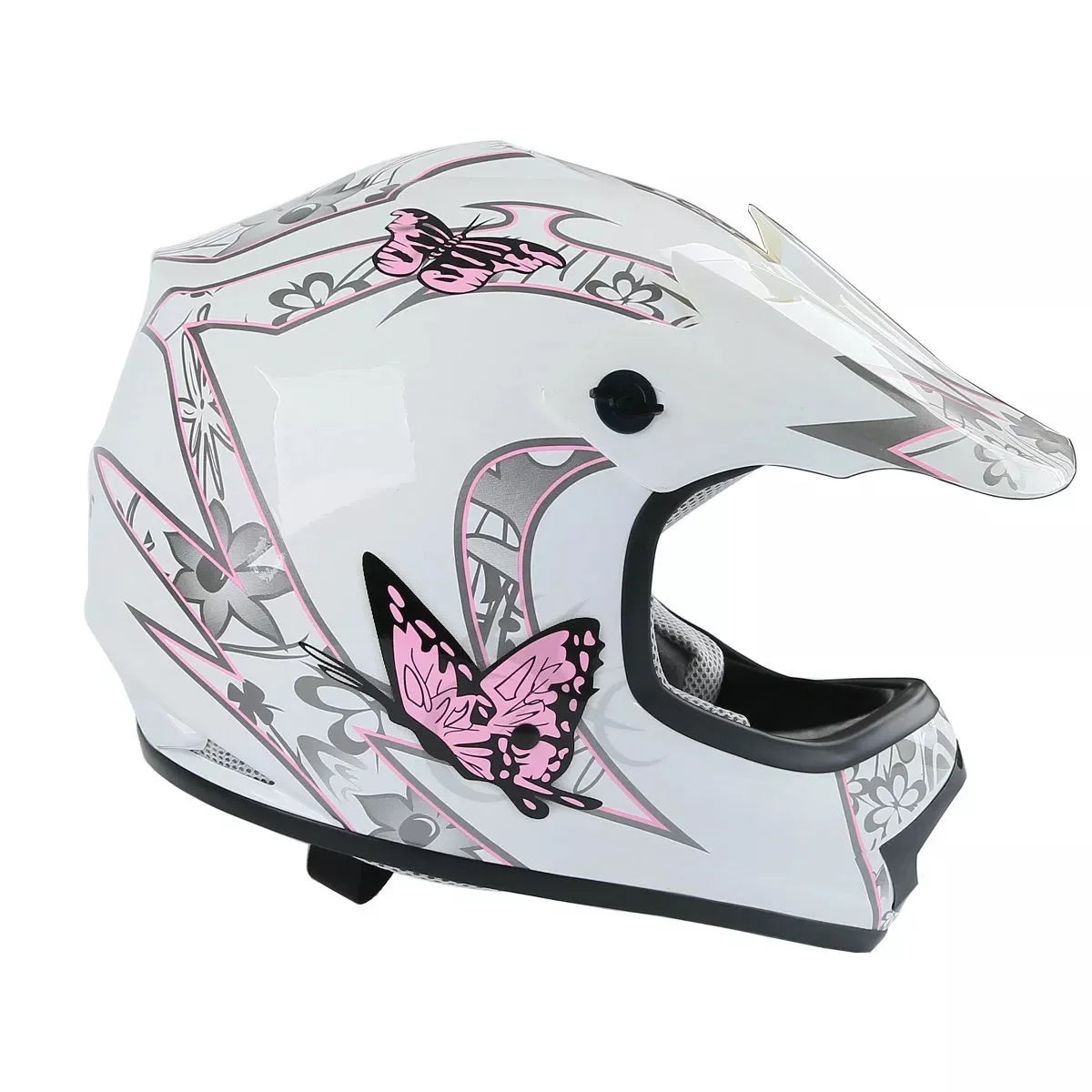 Motorcycle Child Kids DOT Youth Helmet Full Face Dirt Bike ATV Goggles Gloves