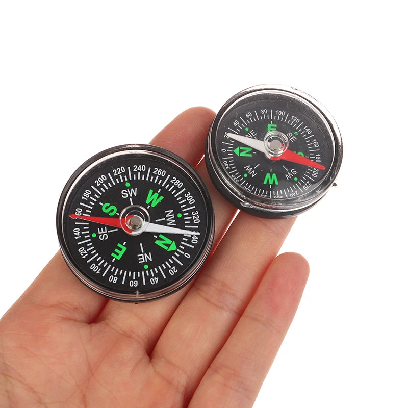 35/40MM Handheld Compass ABS Camping Pocket Compass Portable  Climbing Riding Children Gift Outdoor Survival Gear B.H