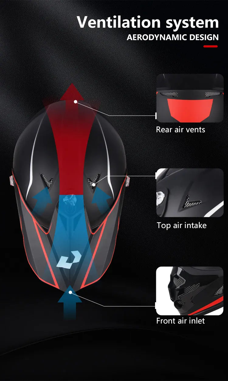 DOT Helmets Motocross Kask Cross Downhill Soporte Casco Off Road Helmet Racing Classic Motorcycle Original Enduro Goggles