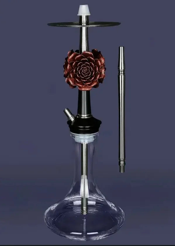 MOZE KVZE Grid ROSE Hookah Shisha Set Arabic Hookah Single Tube