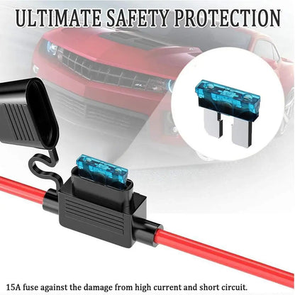 12V Charger Cable 16AWG Ring Terminal SAE to O Ring Connecters Extension Cord Cable Connector for Battery Charger/Maintainer