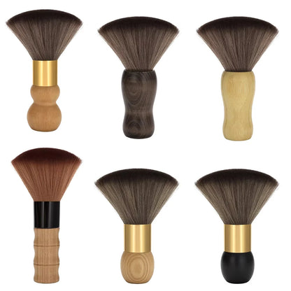 Professional Barber Duster Neck Face Brushes Hair Clean Soft Black Hairbrush Salon Cutting Hairdressing Styling Make Tools
