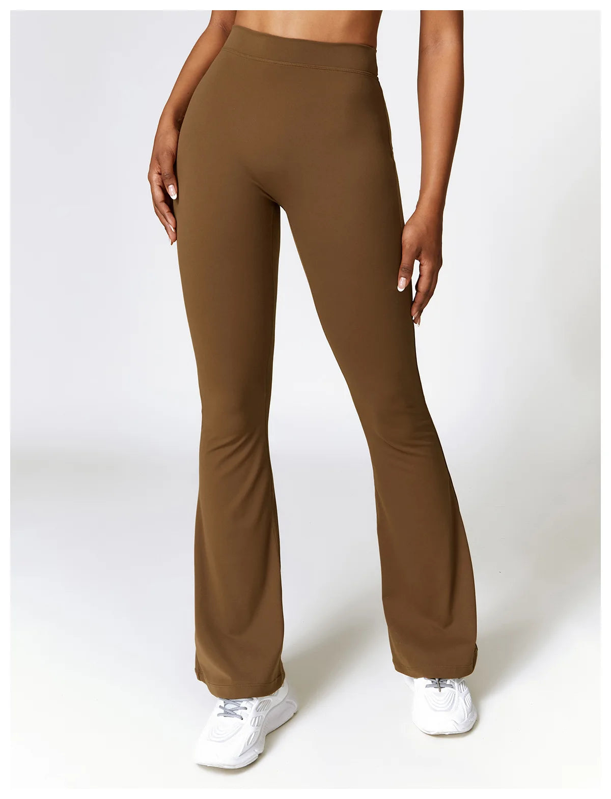 Gym Fitness Sports Flared Pant Dance Trousers Women V-shaped Hip Yoga Pants Flare Leggings Women High Waist Wide Leg Pants Women