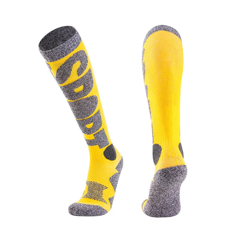 Skiing Socks Thermal Knee-high Cold Weather Warm Sock For Snowboarding And Mountaineering Socks Outdoor Activities