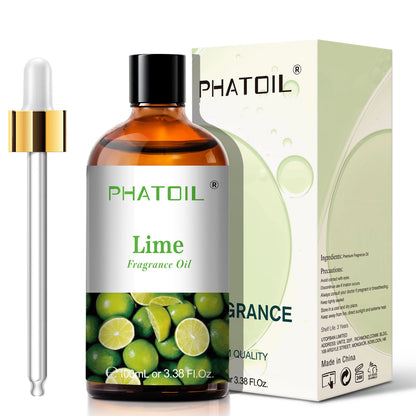 PHATOIL 100ML Coconut Peach Blueberry Mango Fragrance Oil Apple Banana Grape Lemon Aroma Oil for Oil Diffuser Soap Candle Making