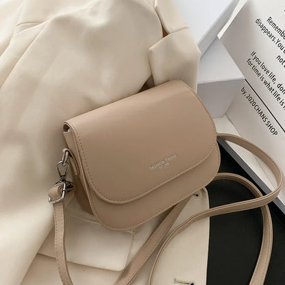Saddle bag women's crossbody bag bag girl, summer simple fashion trend, foreign shoulder bag women