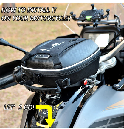 Tank Bag For Street Triple 765 Speed Triple 1050 Daytona 675 Sprint Trident 660 Tiger 1200 900 800 Motorcycle Quick Lock Luggage