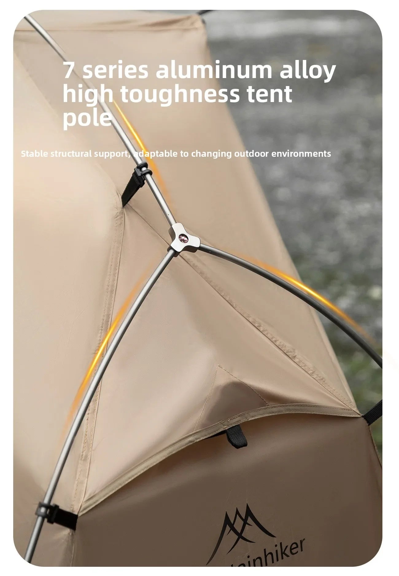 MOUNTAINHIKER 2026 Camp Bed Tent Single Outdoor Waterproof Multi-purpose Leisure Rainproof Camping Tent for Hiking And Travel